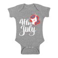 thumbnail image 1 of Awkward Styles Cute Baby Items for 4th of July One Piece Fourth of July Baby Bodysuit Unicorn One Piece Funny Unicorn Bodysuit Memorial Day Independence Day Clothing Patriotic Bodysuit Short Sleeve, 1 of 4
