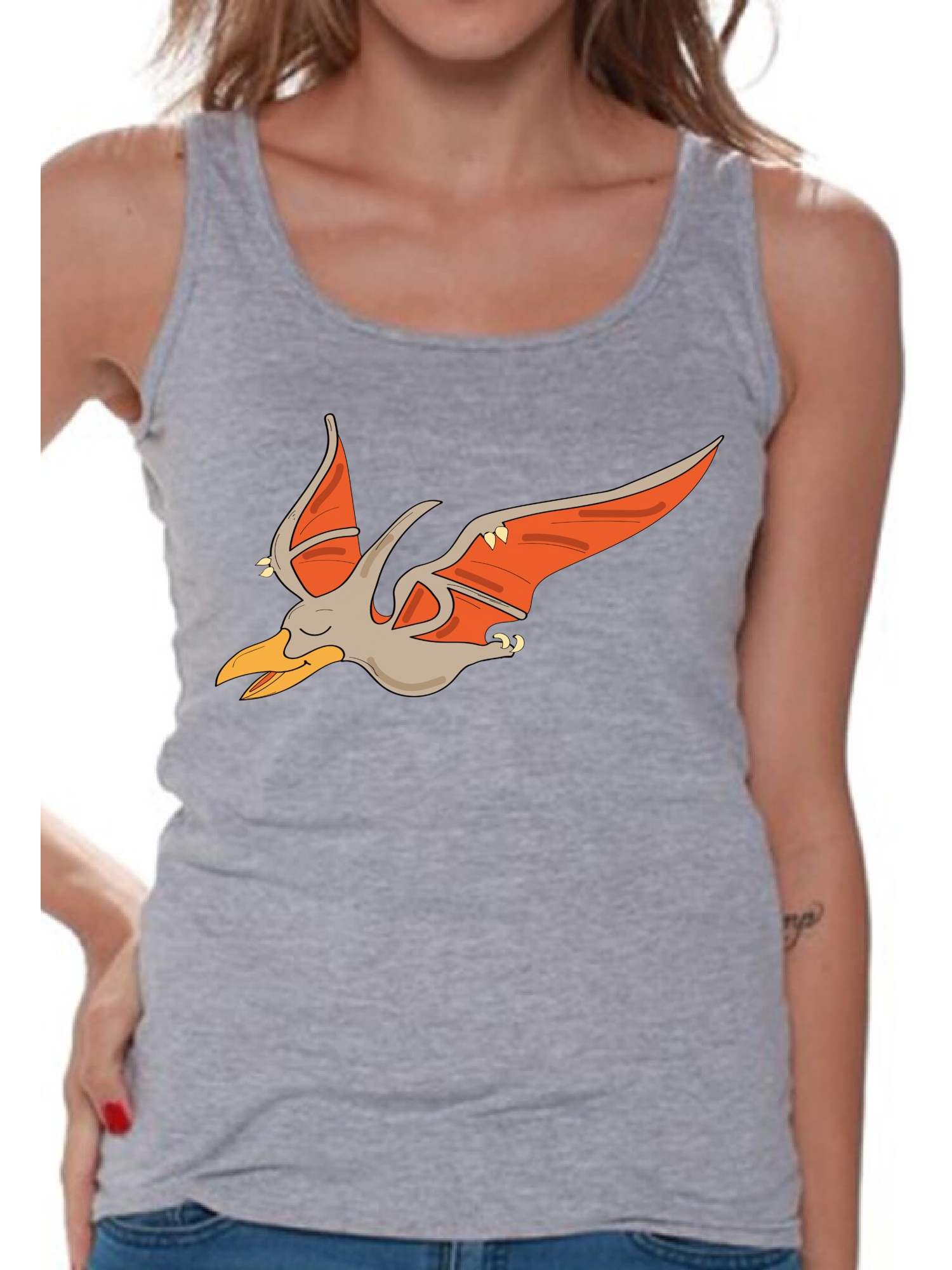Awkward Styles Cute Dinosaur Tanks Pteranodon Shirts for Women ...