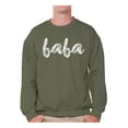thumbnail image 1 of Awkward Styles Cute Gifts for the Best Dad Men Crewneck Dads Sweatshirt Best Father`s Day Gift Crewneck for Dad Father`s Day Crewneck Best Baba Ever Crewneck Baba Collection Father`s Day Crewneck, 1 of 4