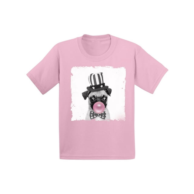 Awkward Styles Cute Pug Infant Tshirt Cute Gifts for Children Pug Clothing Lovely Pug T Shirt Pug Lovers Funny Gifts for Kids Funny Pug Infant Shirt Cute Pug Shirt Animals Prints Kids T Shirt