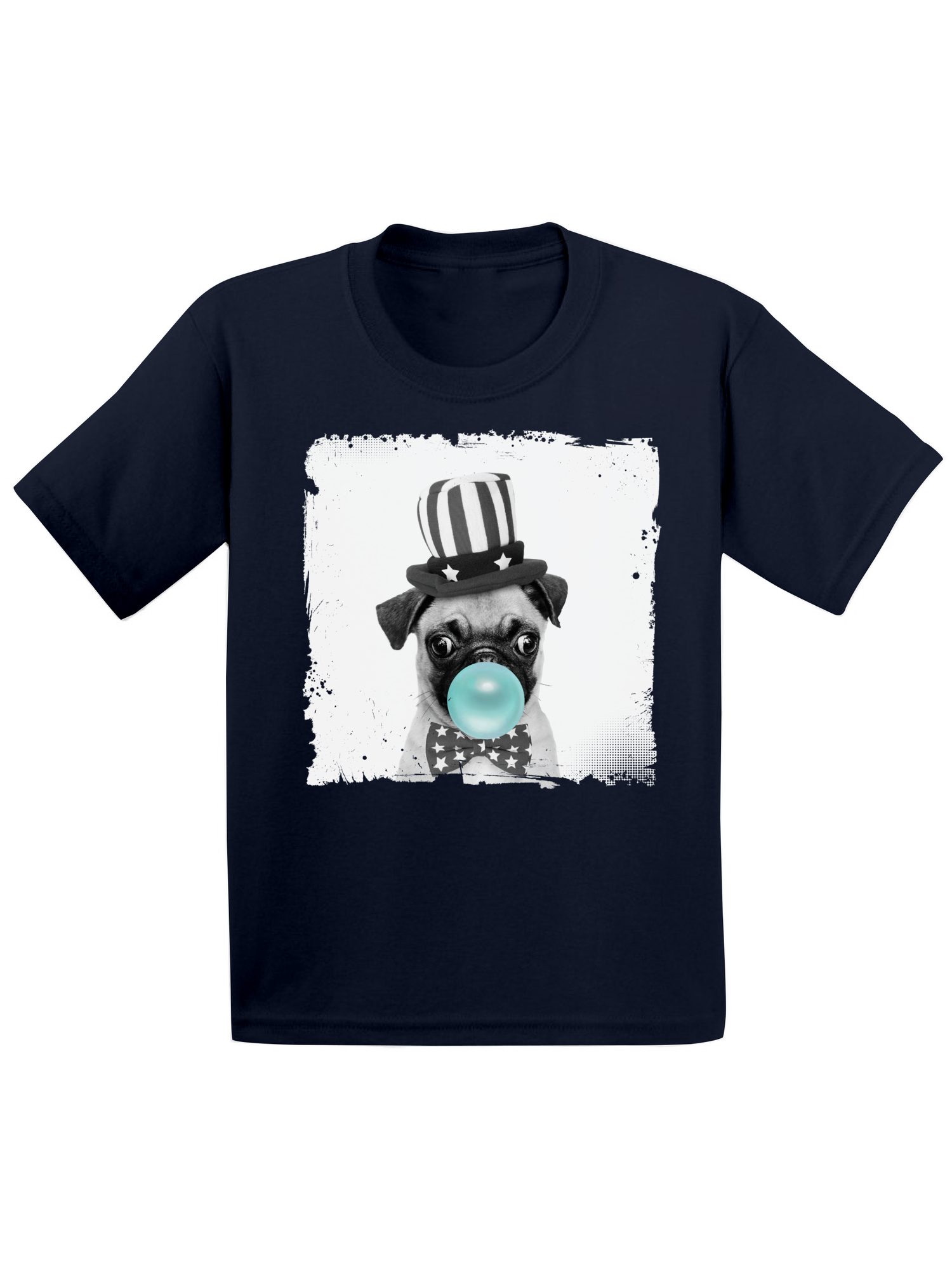 Awkward Styles Cute Pug Lovers Shirts Funny Gifts for Kids Childrens Outfit Puppy Pug Tshirt Pug Toddler Shirt Toddler T Shirt for Kids New Animal Collection Funny Pug with Gum Pug Clothing - image 1 of 4