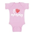 thumbnail image 1 of Awkward Styles Cute Red Heart One Piece Best Mom Ever Newborn Babies Clothes Love Bodysuit I Love Mommy Baby Girl Clothing I Love Mommy Baby Boy Clothes Kids Birthday Gifts I Love Mommy Bodysuit, 1 of 4
