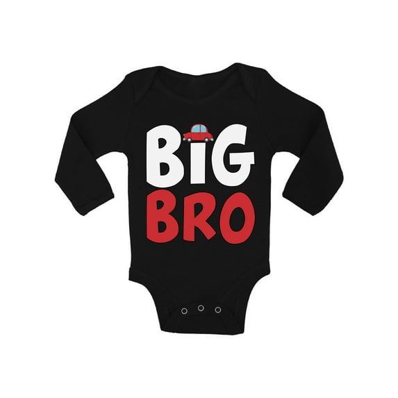Awkward Styles Cute Romper for Little One Car Baby Clothing for Boys Big Brother One Piece Outfit Big Brother One Piece Top Car Big Brother Baby Bodysuit Long Sleeve Birthday Gifts for Baby Boys