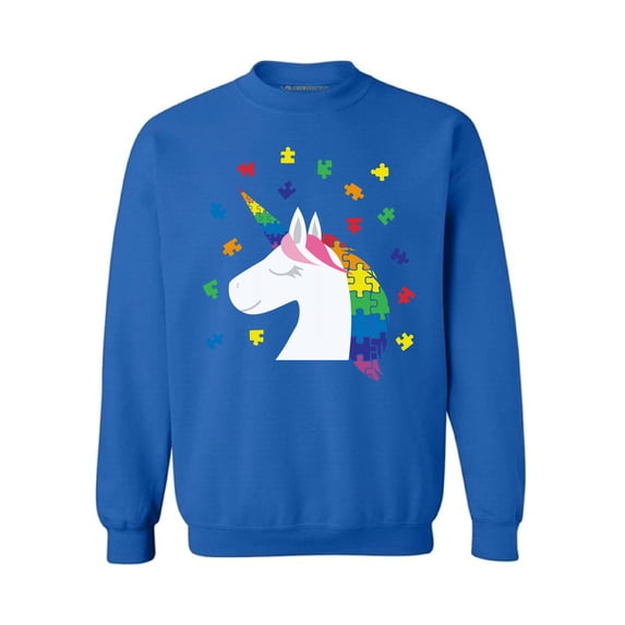 Awkward Styles Cute Unicorn Autism Men Women Sweatshirt Autism Awareness Sweatshirt Autism Sweatshirt Autism Awareness Gifts Autism Gifts Autism Mom Autism Dad Outfit Autism Gifts Autism Family