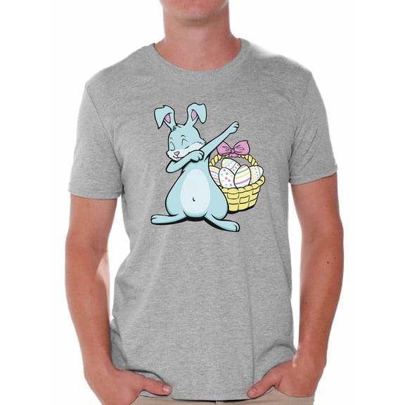 Awkward Styles Dabbing Easter Bunny Tshirt Easter T Shirt Men Easter Shirt Men Happy Easter Holiday Gifts Easter Bunny Tshirt Funny Easter Gifts for Him Easter Holiday Shirt Funny Easter Tshirt