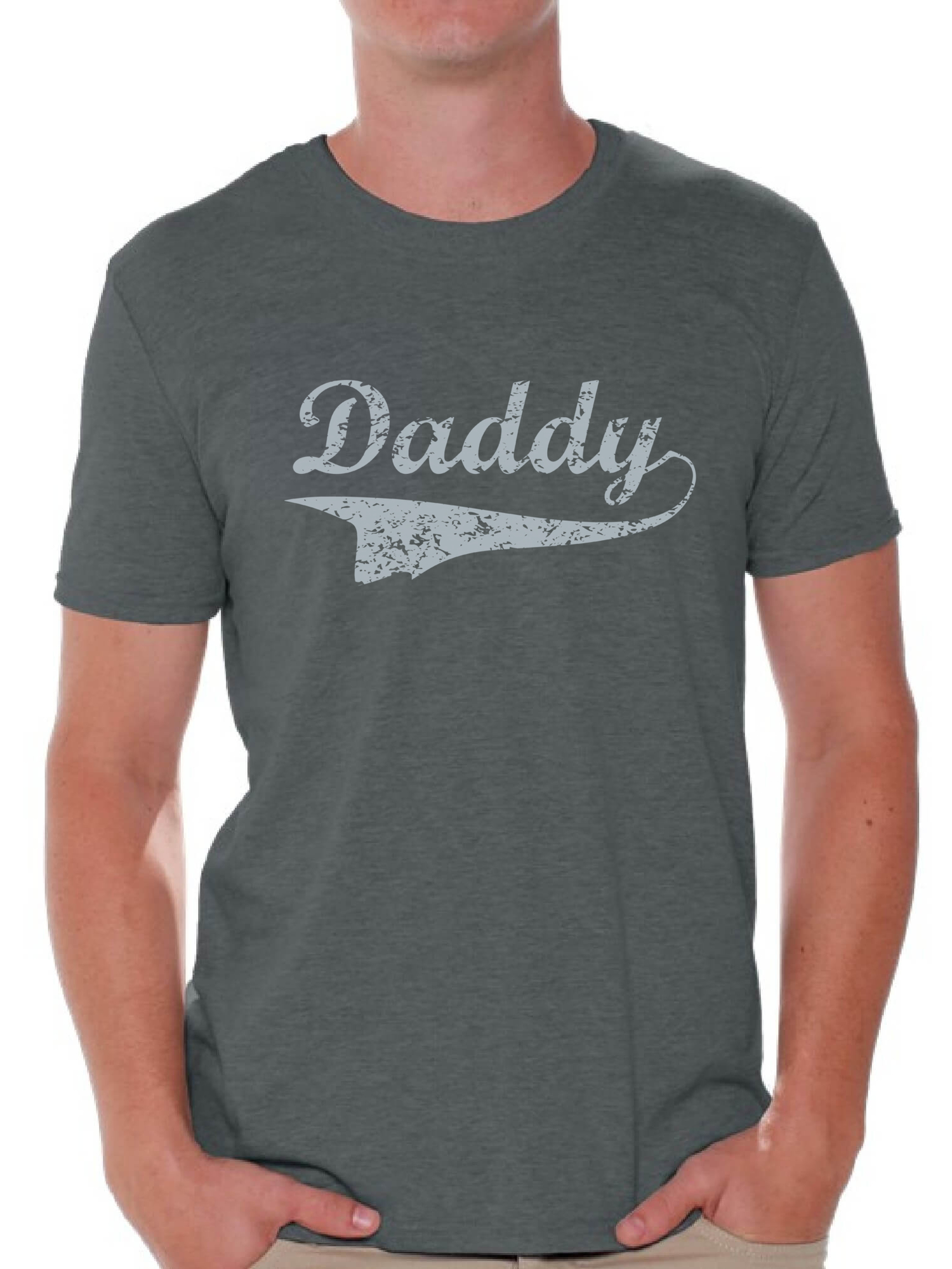 Awkward Styles Men's Daddy Graphic T-shirt Tops Vintage Father`s Day Gift for Dad - image 1 of 4