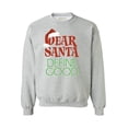 thumbnail image 1 of Awkward Styles Dear Santa Define Good Christmas Sweatshirt Funny Christmas Sweater Party Santa Ugly Christmas Sweater Christmas Holiday Sweatshirt Xmas Gifts Christmas Sweatshirt for Men for Women, 1 of 5