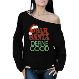 Off the shoulder sweatshirt walmart best sale