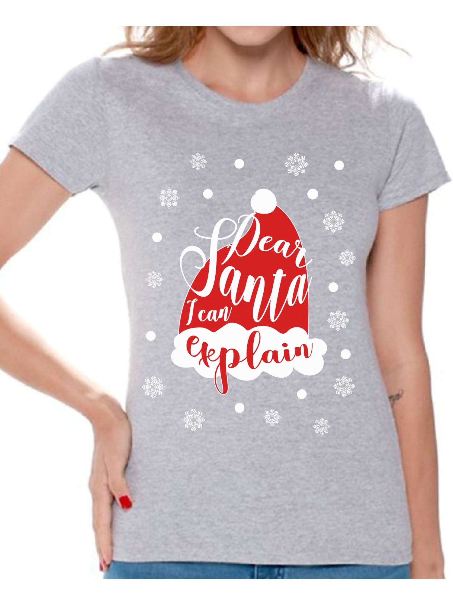 Awkward Styles Dear Santa I Can Explain Tshirt For Women Dear Santa Shirts Funny Christmas Shirt 1903