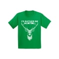 thumbnail image 1 of Awkward Styles Deer Hunting T Shirt for Boys I Would Rather be Hunting Shirt for Girls Deer Hunting Lovers Gifts Hunter T Shirt for Children I Love Hunting Shirt I'd Rather be Hunting Kids Shirts, 1 of 4