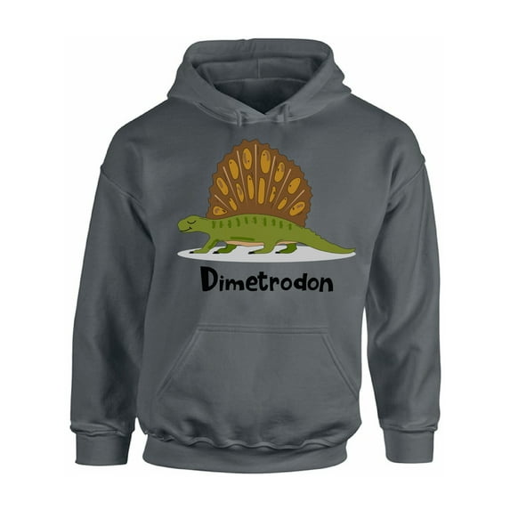 Awkward Styles Dimetrodon Dinosaur Hooded Sweatshirt Dinosaur Hoodie Unisex Spirit Animal Hoodie Sweater Women's Dinosaur Jumper Funny Dinosaur Gifts for Men Dinosaur Party Cute Dinosaur Outfit