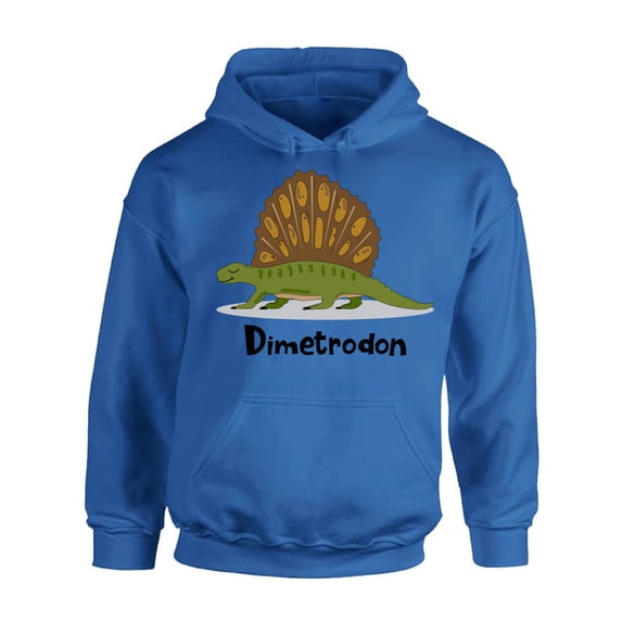 Awkward Styles Dimetrodon Dinosaur Hooded Sweatshirt Dinosaur Hoodie Unisex Spirit Animal Hoodie Sweater Women's Dinosaur Jumper Funny Dinosaur Gifts for Men Dinosaur Party Cute Dinosaur Outfit