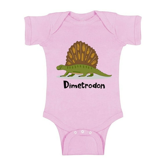 Awkward Styles Dimetrodon Dinosaur Short Sleeve Bodysuit for Baby Dinosaur One Piece Top Dinosaur Birthday Party Baby Shower Gifts Dinosaur Lovers Cute Dinosaur Gifts for Newborn Baby Dinosaur Outfit