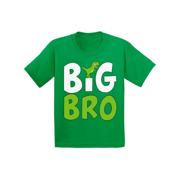 Awkward Styles Dinosaur Big Bro Youth Shirt Dinosaur Big Brother Collection Dinosaur Gifts for Boys I'm Big Brother Lovely T Shirts for Boys Shirt Bro Tshirt for Kids Birthday Gifts for Brother