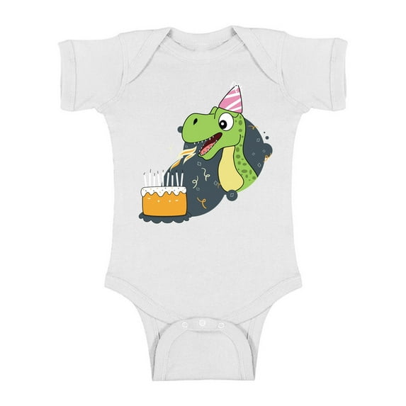 Awkward Styles Dinosaur Birthday Bodysuit Short Sleeve for Newborn Baby Cute Gifts for 1 Year Old Dinosaur Party Funny Birthday One Piece Top for Baby Boy Funny Birthday One Piece Top for Baby Girl