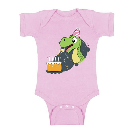 Awkward Styles Dinosaur Birthday Bodysuit Short Sleeve for Newborn Baby Cute Gifts for 1 Year Old Dinosaur Party Funny Birthday One Piece Top for Baby Boy Funny Birthday One Piece Top for Baby Girl