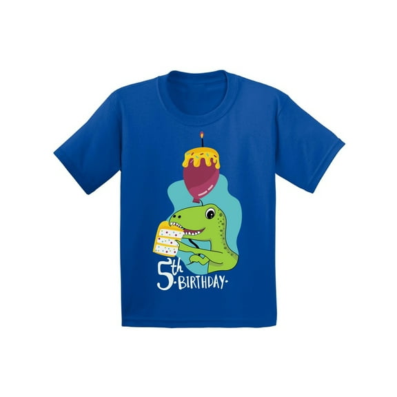 Awkward Styles Dinosaur Birthday Shirt for 5 Year Old 5th Birthday Party Shirt Dinosaur Gifts for Kids Dinosaur Themed Birthday Party 5th Birthday Boy Shirt Gifts for 5 Year Old Birthday Girl Shirt