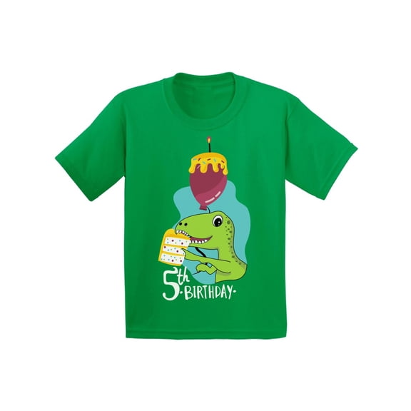 Awkward Styles Dinosaur Birthday Shirt for 5 Year Old 5th Birthday Party Shirt Dinosaur Gifts for Kids Dinosaur Themed Birthday Party 5th Birthday Boy Shirt Gifts for 5 Year Old Birthday Girl Shirt