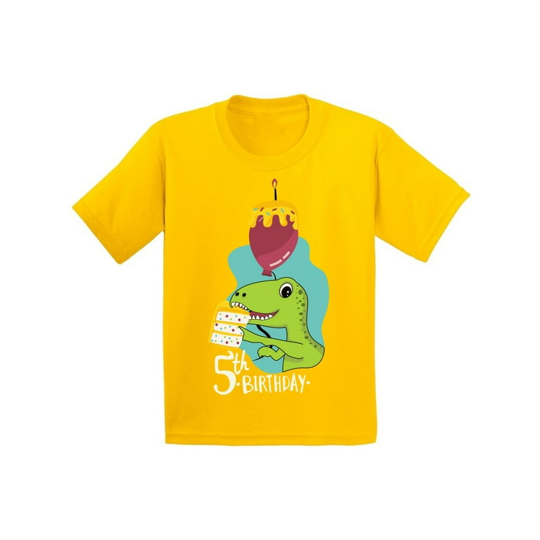 Kids Dinosaur 5th Birthday Gift Shirt For 5 Year Old Boys Girls Kids Dinosaur 5th Birthday Gift Shirt For 5 Year Old Boys Girls