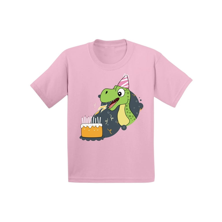 toddler boy dinosaur birthday shirt