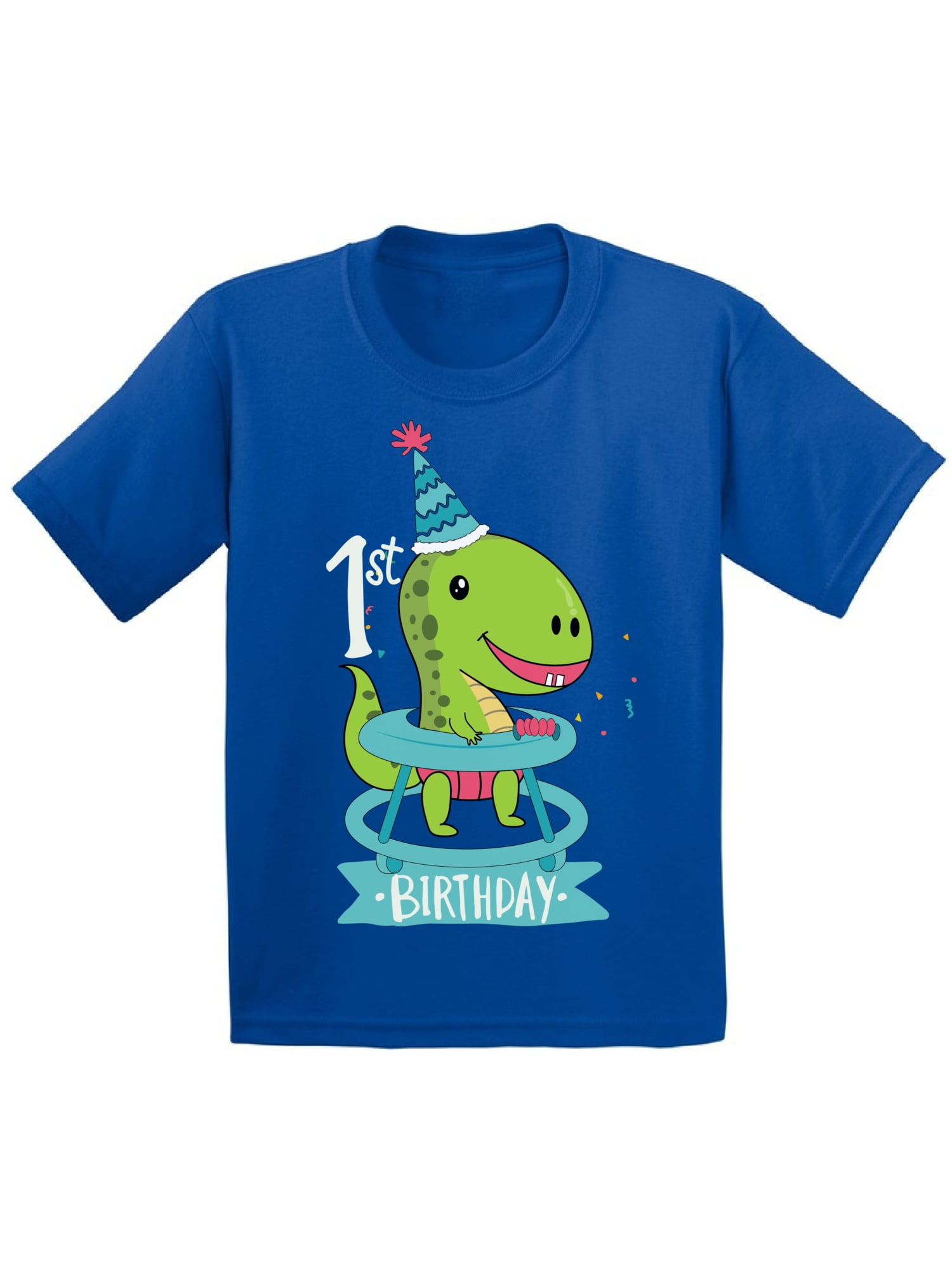 1st Birthday Gift Shirts Dinosaur 1 Year Old T-Shirt For Boy 1st Birthday Gift Shirts Dinosaur 1 Year Old T-Shirt For Boy