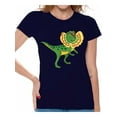 thumbnail image 1 of Awkward Styles Dinosaur Dilophosaurus Shirts for Women Dilophosaurus T Shirt Spirit Animal Shirts for Women Dilophosaurus Outfit Gifts for Her Dinosaur Themed Party Dinosaur Gifts for Women, 1 of 4