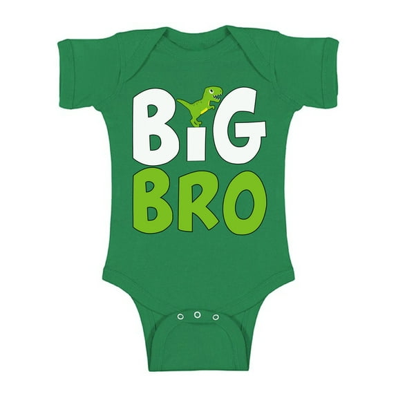 Awkward Styles Dinosaur Romper Outfit Big Brother One Piece Dinosaur Gifts for Baby Boys Bodysuit for Little One Cute Baby Clothing for Boys Kids Gifts Big Brother Baby Bodysuit Short Sleeve
