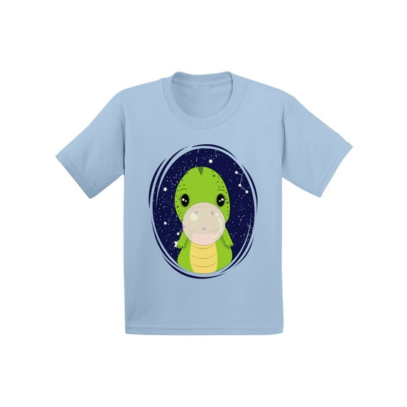 Awkward Styles Dinosaur Shirts for Toddler Cute Birthday T-shirt Dinosaur Gift for Kids Dinosaur Themed Party Animal Lover Tshirts Dinosaur Chewing a Gum T shirt Toddler Shirt