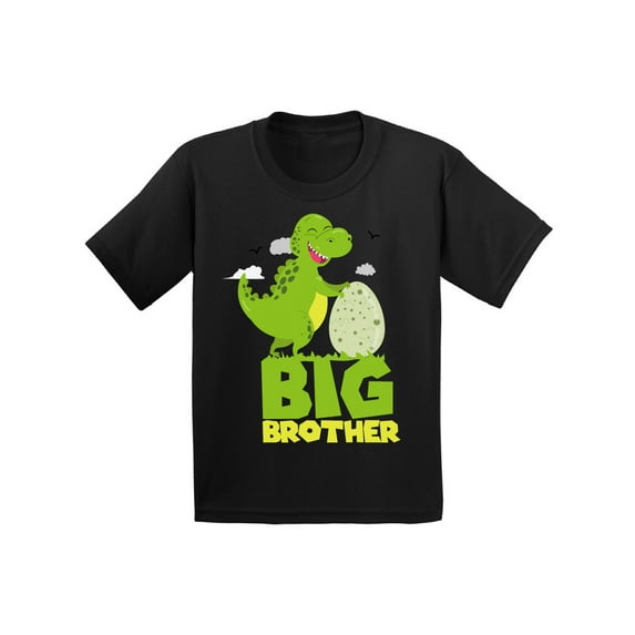 Awkward Styles Dinosaur T Rex Youth Shirt Dinosaur Clothing Big Brother Collection Dinosaur Gifts for Boys I'm Big Brother Lovely T Shirts for Boys Shirt Bro Tshirt for Kids Birthday Gifts for Brother