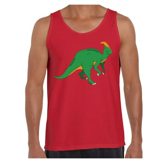 Awkward Styles Dinosaur Tank Top for Men Parasaurolophus Tanks for Men Parasaurolophus T Shirt Animal Shirts for Men Funny Parasaurolophus Gifts for Him Dinosaur Party Outfit Dinosaur Gifts for Men