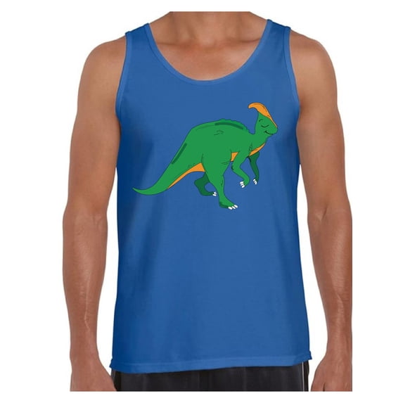 Awkward Styles Dinosaur Tank Top for Men Parasaurolophus Tanks for Men Parasaurolophus T Shirt Animal Shirts for Men Funny Parasaurolophus Gifts for Him Dinosaur Party Outfit Dinosaur Gifts for Men