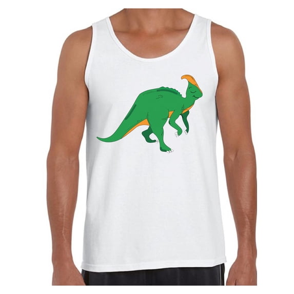 Awkward Styles Dinosaur Tank Top for Men Parasaurolophus Tanks for Men Parasaurolophus T Shirt Animal Shirts for Men Funny Parasaurolophus Gifts for Him Dinosaur Party Outfit Dinosaur Gifts for Men