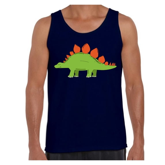 Awkward Styles Dinosaur Tank Top for Men Stegosaurus Dinosaur Tanks for Men Stegosaurus T Shirt Animal Shirts for Men Funny Stegosaurus Gifts for Him Dinosaur Party Outfit Dinosaur Gifts for Men