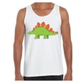 thumbnail image 1 of Awkward Styles Dinosaur Tank Top for Men Stegosaurus Dinosaur Tanks for Men Stegosaurus T Shirt Animal Shirts for Men Funny Stegosaurus Gifts for Him Dinosaur Party Outfit Dinosaur Gifts for Men, 1 of 4