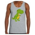thumbnail image 1 of Awkward Styles Dinosaur Tank Top for Men Tyrannosaurus Rex Tanks for Men Tyrannosaurus T Shirt Animal Shirts for Men Funny Tyrannosaurus Rex Gifts for Him Dinosaur Party Outfit Dinosaur Gifts for Men, 1 of 4