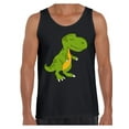 thumbnail image 1 of Awkward Styles Dinosaur Tank Top for Men Tyrannosaurus Rex Tanks for Men Tyrannosaurus T Shirt Animal Shirts for Men Funny Tyrannosaurus Rex Gifts for Him Dinosaur Party Outfit Dinosaur Gifts for Men, 1 of 4