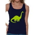 thumbnail image 1 of Awkward Styles Dinosaur Tanks Brontosaurus Shirts for Women Cute Brontosaurus Tank Top Animal Shirts for Women Brontosaurus Outfit Gifts for Her Dinosaur Themed Party Dinosaur Gifts for Women, 1 of 4