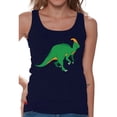 thumbnail image 1 of Awkward Styles Dinosaur Tanks Parasaurolophus Shirts for Women Parasaurolophus Tank Top Animal Shirts for Women Parasaurolophus Outfit Gifts for Her Dinosaur Themed Party Dinosaur Gifts for Women, 1 of 4