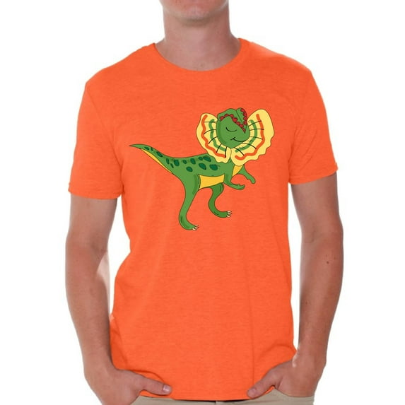 Awkward Styles Dinosaur Tshirt Dilophosaurus T-Shirt for Men Dilophosaurus T Shirt Spirit Animal Shirts for Men Funny Dilophosaurus Gifts for Him Dinosaur Party Outfit Dinosaur Gifts for Men