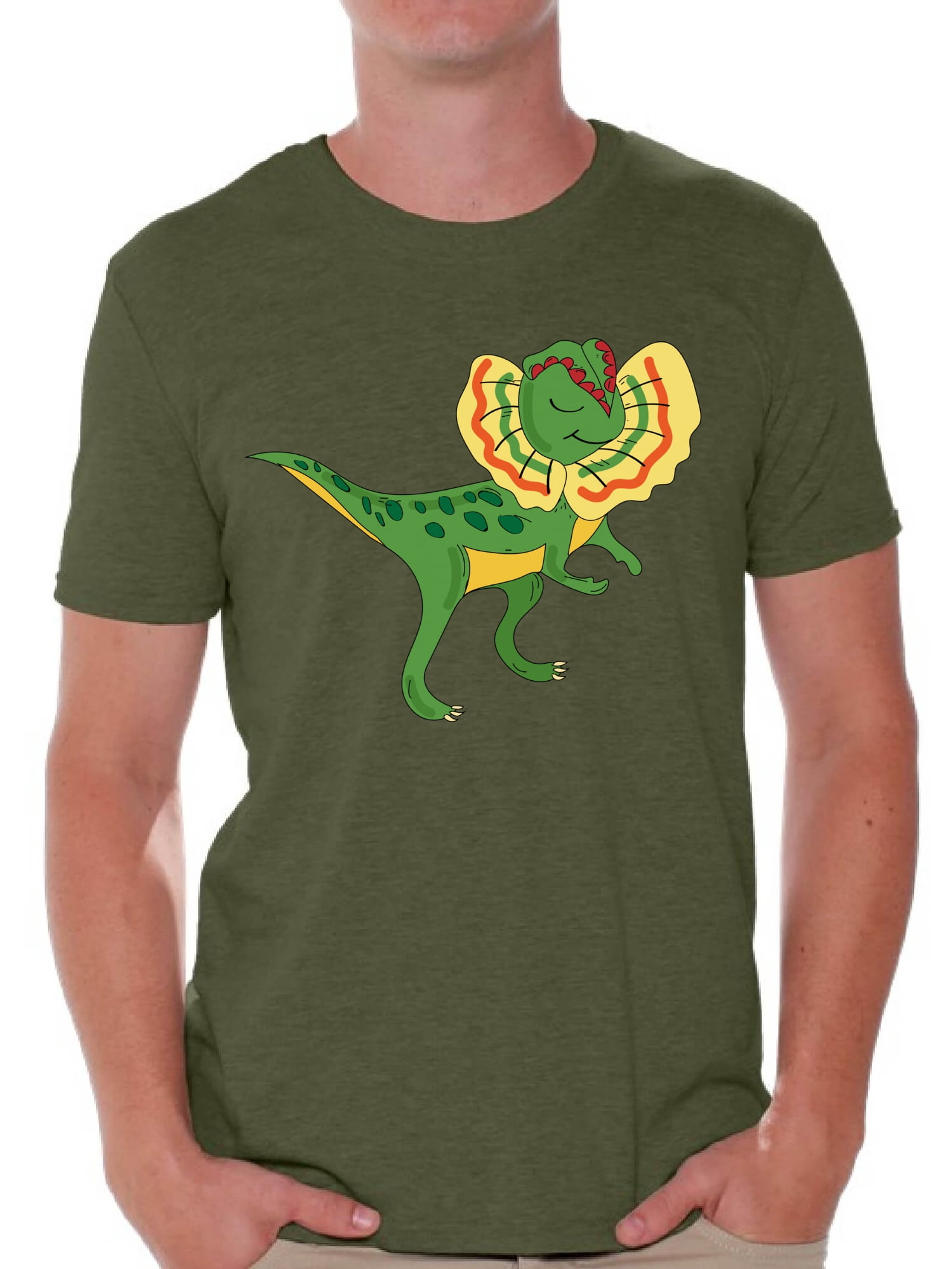 Awkward Styles Dinosaur Tshirt Dilophosaurus T-Shirt for Men ...