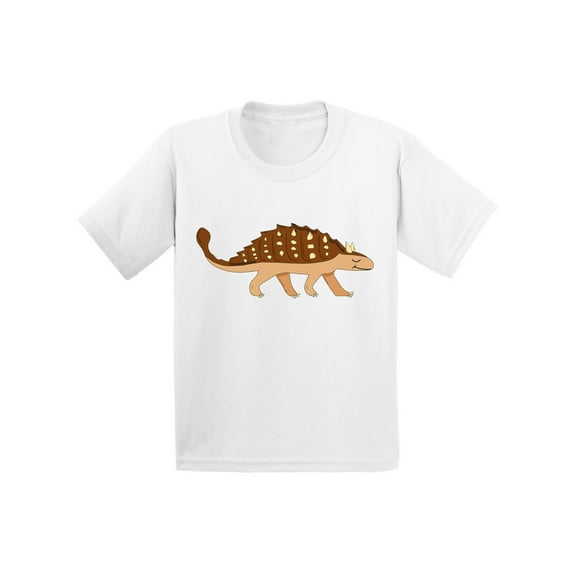 Awkward Styles Dinosaur Tshirt for Kids Ankylosaurus Dinosaur Youth Shirt Dinosaur Themed Birthday Party Cute Animal Shirts for Girls Boys Dinosaur T Shirt Dinosaur Gifts for Kids Dinosaur Tshirt