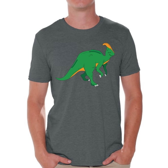 Awkward Styles Dinosaur Tshirt Parasaurolophus T-Shirt for Men Parasaurolophus T Shirt Spirit Animal Shirts for Men Funny Parasaurolophus Gifts for Him Dinosaur Party Outfit Dinosaur Gifts for Men
