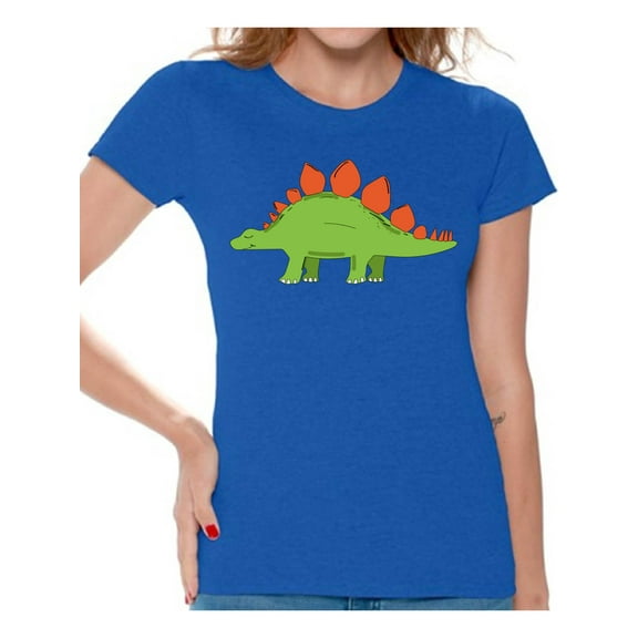 Awkward Styles Dinosaur Tshirt Stegosaurus Shirts for Women Stegosaurus T Shirt Spirit Animal Shirts for Women Stegosaurus Outfit Gifts for Her Dinosaur Themed Party Dinosaur Gifts for Women