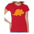 thumbnail image 1 of Awkward Styles Dinosaur Tshirt Triceratops Shirts for Women Triceratops T Shirt Spirit Animal Shirts for Women Triceratops Outfit Gifts for Her Dinosaur Themed Party Dinosaur Gifts for Women, 1 of 4