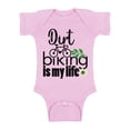 thumbnail image 1 of Awkward Styles Dirt Biking is My Life Baby Bodysuit Short Sleeve Biking Romper for Kids Bike Romper for Boys Sport One Piece for Girls Biking Romper for Children Sport Gifts for Kid Bike Clothing, 1 of 4