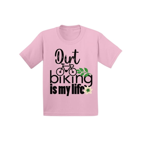 Awkward Styles Dirt Biking is My Life Toddler Shirt Biking Tshirt for Children Sport Gifts for Little One Sport Clothing for Children Sport Shirt for Kids Bike T-Shirt for Boys Biking Shirts for Girls