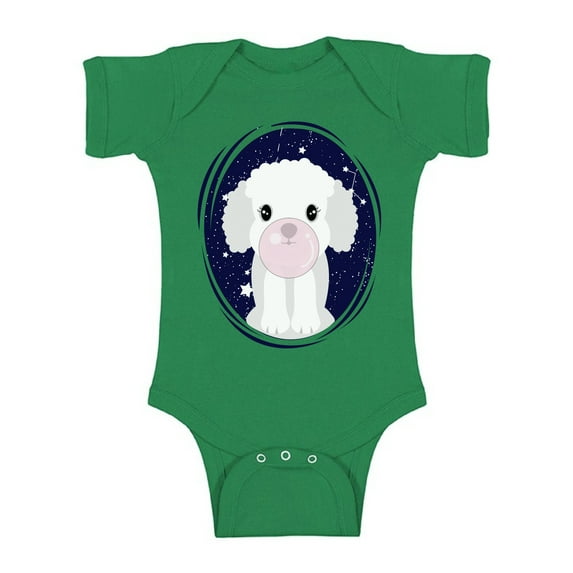 Awkward Styles Dog with a Chewing Gum Bodysuit One Piece Dog Outfit for Baby Boy One Piece Dog Outfit for Baby Girl Gift for 1 Year Old Dog Birthday Paty Clothing Animal Lover Bodysuit