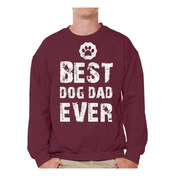 Awkward Styles Dog Dad Crewneck Sweater Pet Father Sweatshirts