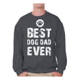 thumbnail image 1 of Awkward Styles Dog Dad Crewneck Sweater Pet Father Sweatshirts, 1 of 4