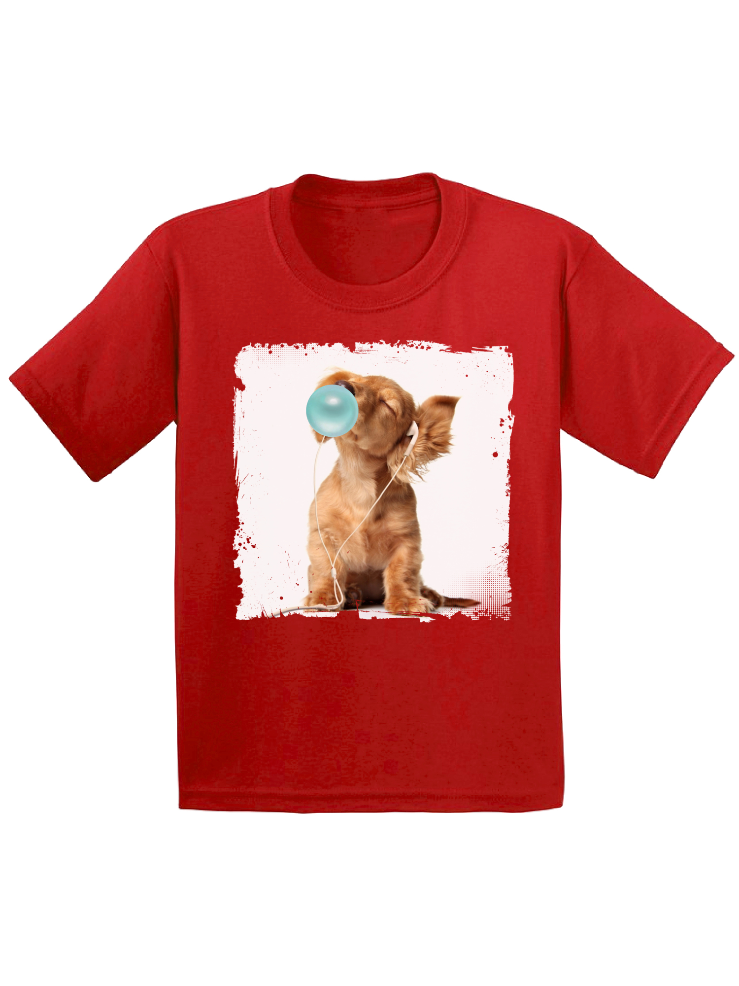Awkward Styles Dog Outfit Cute Animal Collection Funny Puppy Dog with Gum Puppy Clothing Puppy Lovers Funny Gifts for Kids Puppy for Kids Dog Tshirt Puppy Dog Toddler Shirt Toddler T Shirt Kids - image 1 of 4